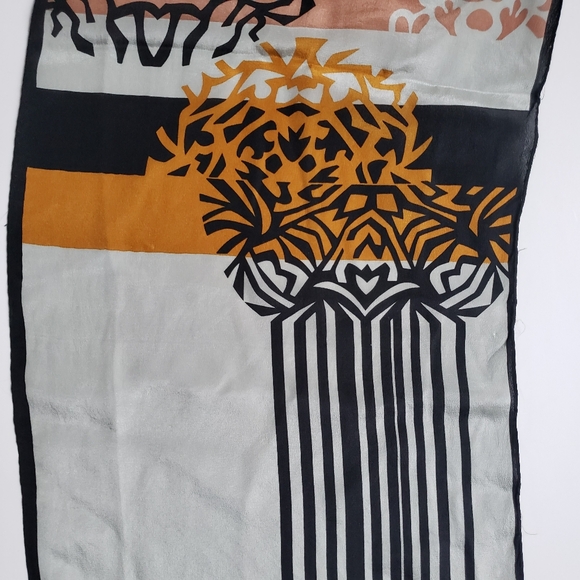 Lanvin | Long Multicoloured Silk Scarf - Picture 6 of 12